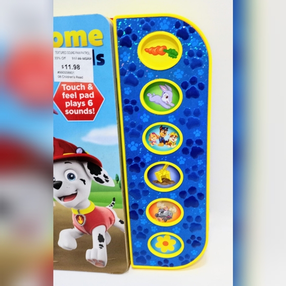 PAW patrol "Pawsome Farm Friends" Interactive Board Book - Picture 3 of 9